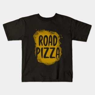 Road Pizza Funny 80's Design Kids T-Shirt